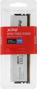 Память DDR4 8GB 3200MHz A-Data AX4U32008G16A-SWHD35G XPG Spectrix D35G RGB RTL PC4-25600 CL16 DIMM 288-pin 1.35В dual rank с радиатором Ret - купить недорого с доставкой в интернет-магазине