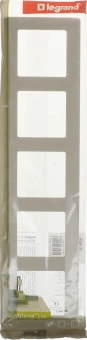 Рамка Legrand Valena Life 754045 накладная 5x горизонтальный монтаж поликарбонат слоновая кость - купить недорого с доставкой в интернет-магазине