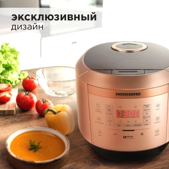 Мультиварка Редмонд RMC-450 4.5л 860Вт бронзовый - цена, купить или заказать с доставкой в интернет-магазине Мультиварка Редмонд RMC-450 4.5л 860Вт бронзовый - купить недорого с доставкой в интернет-магазине