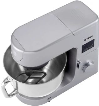 Миксер планетарный Vitek VT-PM0550 2000Вт серебристый - купить недорого с доставкой в интернет-магазине