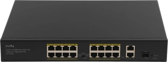 Коммутатор Cudy FS1018PS1 (L2) 16x100Мбит/с 2x1Гбит/с 1SFP 16PoE+ 200W неуправляемый - цена, купить или заказать с доставкой в интернет-магазине Коммутатор Cudy FS1018PS1 (L2) 16x100Мбит/с 2x1Гбит/с 1SFP 16PoE+ 200W неуправляемый - купить недорого с доставкой в интернет-магазине