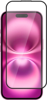 Защитное стекло для экрана BoraSCO прозрачный для Apple iPhone 16 2.5D антиблик. (73685) - купить недорого с доставкой в интернет-магазине