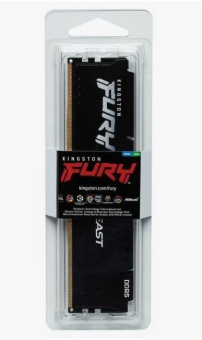 Память DDR5 8GB 6000MHz Kingston KF560C36BBE-8 Fury Beast Black Expo RTL Gaming PC5-48000 CL36 DIMM 288-pin 1.35В single rank с радиатором Ret - купить недорого с доставкой в интернет-магазине