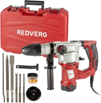 Перфоратор RedVerg RD-RH1200S патрон:SDS-plus уд.:5Дж 1200Вт (кейс в комплекте) - купить недорого с доставкой в интернет-магазине