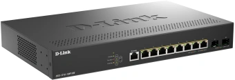 Коммутатор D-Link DGS-1210-10XP/ME/C1A (L2) 8x1Гбит/с 2SFP+ 8PoE+ 240W управляемый - купить недорого с доставкой в интернет-магазине