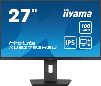 Монитор Iiyama 27" ProLite XUB2793HSU-B7 черный IPS LED 1ms 16:9 HDMI M/M матовая HAS Piv 1300:1 300cd 178гр/178гр 1920x1080 100Hz DP FHD USB 5.4кг - цена, купить или заказать с доставкой в интернет-магазине Монитор Iiyama 27" ProLite XUB2793HSU-B7 черный IPS LED 1ms 16:9 HDMI M/M матовая HAS Piv 1300:1 300cd 178гр/178гр 1920x1080 100Hz DP FHD USB 5.4кг - купить недорого с доставкой в интернет-магазине