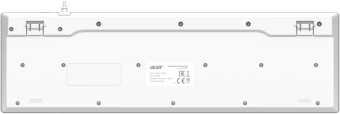 Клавиатура Acer OKW503 белый USB Multimedia (ZL.KBD11.00Q) кабель 1.8м - купить недорого с доставкой в интернет-магазине