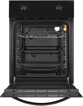 Духовой шкаф Электрический Meferi Light MEO454BK черный/нержавеющая сталь - купить недорого с доставкой в интернет-магазине
