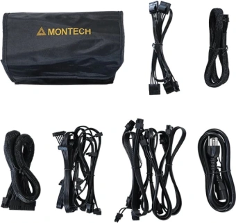 Блок питания Montech ATX 1200W Titan Gold Gen.5 80+ gold (20+4pin) APFC 135mm fan 12xSATA Cab Manag RTL - купить недорого с доставкой в интернет-магазине