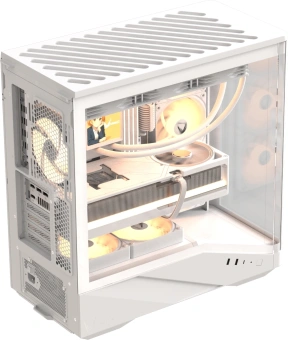 Корпус Formula Crystal U9 белый без БП ATX 2xUSB3.0 audio bott PSU - купить недорого с доставкой в интернет-магазине