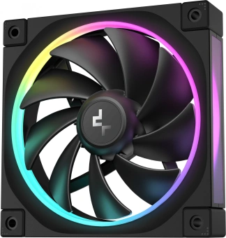 Вентилятор для корпуса Deepcool FL12 ARGB 120х120x25 черный 4-pin (R-FL12-BKAPN1-G) Ret - купить недорого с доставкой в интернет-магазине