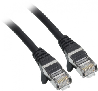 Патч-корд Lanmaster LAN-PC45/S5E-7.0-BK FTP RJ-45 вил.-вилка RJ-45 кат.5E 7м черный LSZH - купить недорого с доставкой в интернет-магазине
