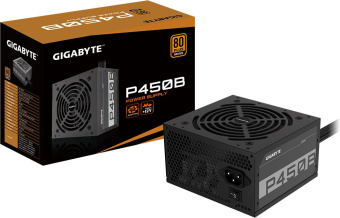 Блок питания Gigabyte ATX 450W GP-P450B 80+ bronze (20+4pin) APFC 120mm fan 6xSATA RTL - купить недорого с доставкой в интернет-магазине