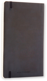 Блокнот Moleskine CLASSIC SOFT QP616 Large 130х210мм 192стр. линейка мягкая обложка черный - купить недорого с доставкой в интернет-магазине