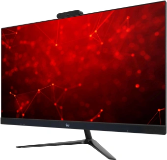 Моноблок IRU Агат 313 23.8" Full HD i3 10100 (3.6) 8Gb SSD256Gb UHDG 630 FreeDOS GbitEth WiFi BT 120W клавиатура мышь Cam черный 1920x1080 - купить недорого с доставкой в интернет-магазине