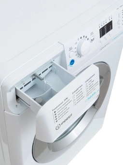 Стиральная машина Indesit Innex BWSA 6109 WSV RU класс: A загр.фронтальная макс.:6кг белый - купить недорого с доставкой в интернет-магазине