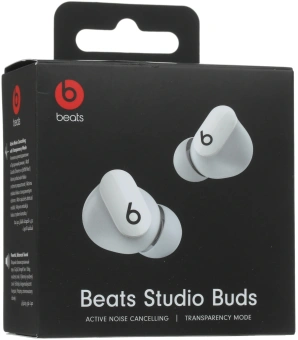 Гарнитура внутриканальные Beats Studio Buds True Wireless Noise Cancelling белый беспроводные bluetooth в ушной раковине (MJ4Y3EE/A) - купить недорого с доставкой в интернет-магазине