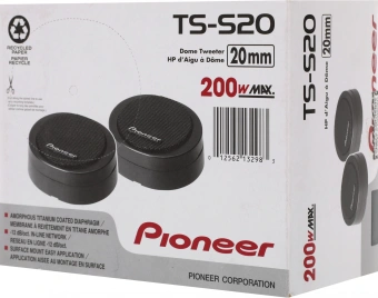 Колонки автомобильные Pioneer TS-S20 200Вт 92дБ 8Ом 2см (ком.:2кол.) твитер - купить недорого с доставкой в интернет-магазине