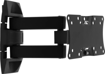 Кронштейн для телевизора Holder LCDS-5065 черный 19"-32" макс.30кг настенный поворот и наклон - купить недорого с доставкой в интернет-магазине