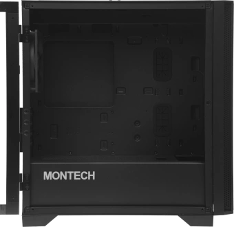 Корпус Montech Air 100 Lite черный без БП mATX 6x120mm 4x140mm 1xUSB2.0 2xUSB3.0 audio bott PSU - купить недорого с доставкой в интернет-магазине