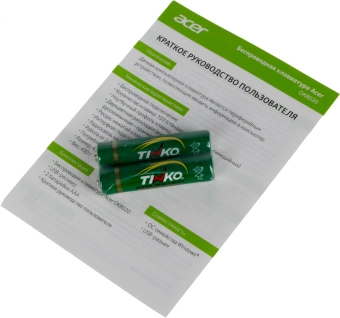 Клавиатура Acer OKR020 черный USB беспроводная slim Multimedia (ZL.KBDEE.004) - купить недорого с доставкой в интернет-магазине