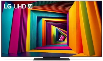 Телевизор LED LG 55" 55UT91006LA.ARUG черный 4K Ultra HD 60Hz DVB-T DVB-T2 DVB-C DVB-S DVB-S2 USB WiFi Smart TV - купить недорого с доставкой в интернет-магазине