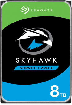 Жесткий диск Seagate SATA-III 8Tb ST8000VX004 Surveillance Skyhawk (7200rpm) 256Mb 3.5" - купить недорого с доставкой в интернет-магазине