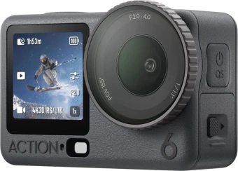 Экшн-камера Dji Osmo Action 6 Standard Combo 1xCMOS 38Mpix черный/черный - купить недорого с доставкой в интернет-магазине