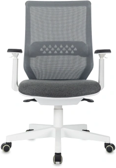 Кресло эргономичное Бюрократ MC-W611N серый TW SQU GR сетка/ткань крестов. пластик пластик белый - купить недорого с доставкой в интернет-магазине