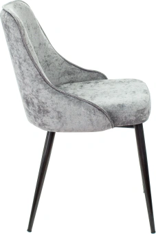 Стул для дома Бюрократ CH-K3_2 комплект 2шт серый Light 19 металл черный на ножках (CH-K3_1/LT19_2) - купить недорого с доставкой в интернет-магазине