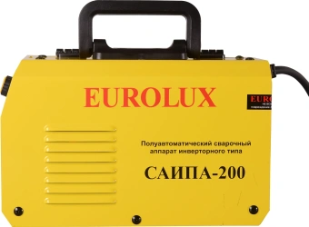 Сварочный полуавтомат Eurolux САИПА-200 инвертор FLUX, MMA,TIG-Lift 4.8кВт - купить недорого с доставкой в интернет-магазине
