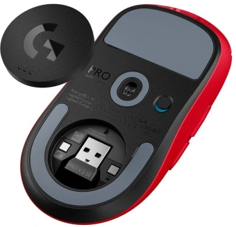 Мышь Logitech G Pro X Superlight 2 SE красный оптическая 44000dpi беспров. USB-C 4but (910-007653) - купить недорого с доставкой в интернет-магазине