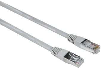 Патч-корд Hama H-200915 UTP cat.5E solid 1.5м серый RJ-45 (f)-RJ-45 (m) (00200915) - купить недорого с доставкой в интернет-магазине