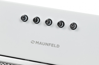 Вытяжка встраиваемая Maunfeld Crosby Power 60 белый управление: кнопочное (1 мотор) - купить недорого с доставкой в интернет-магазине
