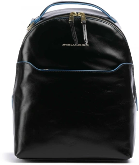 Рюкзак женский Piquadro Blue Square CA6677B2/N черный кожа - купить недорого с доставкой в интернет-магазине