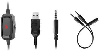 Наушники с микрофоном A4Tech Bloody G573P черный 2м мониторные оголовье (G573P) - купить недорого с доставкой в интернет-магазине