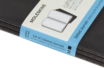 Блокнот Moleskine CAHIER JOURNAL QP314 Pocket 90x140мм обложка картон 64стр. пунктир черный (3шт) - купить недорого с доставкой в интернет-магазине