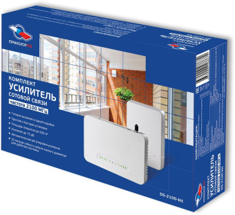 Усилитель сигнала Триколор DS-2100-kit 20м однодиапазонная белый (046/91/00050419) - купить недорого с доставкой в интернет-магазине