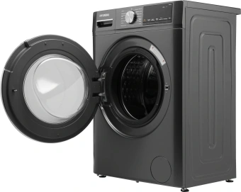 Стиральная машина Hyundai WMA8407 класс: A+++ загр.фронтальная макс.:8кг темно-серый инвертор - купить недорого с доставкой в интернет-магазине