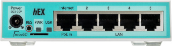 Роутер MikroTik hEX (RB750GR3) 10/100/1000BASE-TX белый - купить недорого с доставкой в интернет-магазине