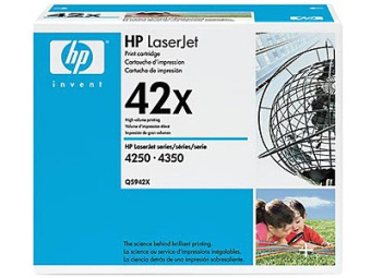 Картридж лазерный HP Q5942X черный (20000стр.) для HP LJ 4250/4350 - купить недорого с доставкой в интернет-магазине