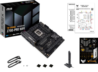 Материнская плата Asus TUF GAMING Z790-PRO WIFI Soc-1700 Intel Z790 4xDDR5 ATX AC`97 8ch(7.1) 2.5Gg RAID+HDMI+DP - купить недорого с доставкой в интернет-магазине