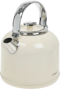 Чайник электрический Candy CK-205 1.7л. 2200Вт слоновая кость корпус: нерж.сталь - купить недорого с доставкой в интернет-магазине