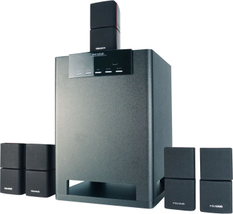 Колонки Microlab X15BT 5.1 черный 180Вт BT - купить недорого с доставкой в интернет-магазине