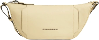 Сумка женская Piquadro Lyra CA6950W92T/BE бежевая нейлон/натур.кожа - купить недорого с доставкой в интернет-магазине