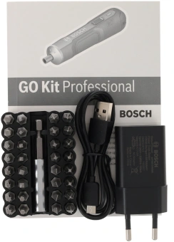 Отвертка аккум. Bosch Go аккум. патрон:шестигранник 6.35 мм (1/4) (кейс в комплекте) (06019H2200) - купить недорого с доставкой в интернет-магазине