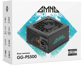 Блок питания GMNG ATX 500W GG-PS500 80+ (20+4pin) APFC 120mm fan 6xSATA RTL - купить недорого с доставкой в интернет-магазине