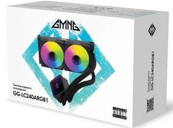 Система водяного охлаждения GMNG GG-LC240ARGB1 ARGB Soc-AM5/AM4/1200/1700/1851 черный 4-pin 22-35dB Al+Cu LCD 260W 1200gr Ret (GG-LC240ARGB1-BK) - купить недорого с доставкой в интернет-магазине