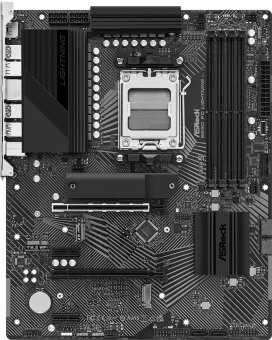 Материнская плата Asrock B650 PG LIGHTNING Socket AM5 AMD B650 4xDDR5 ATX AC`97 8ch(7.1) 2.5Gg RAID+HDMI - купить недорого с доставкой в интернет-магазине