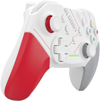 Геймпад A4Tech Bloody GPW50 Sports белый USB Беспроводной виброотдача обратная связь (GPW50 SPORTS WHITE) - купить недорого с доставкой в интернет-магазине
